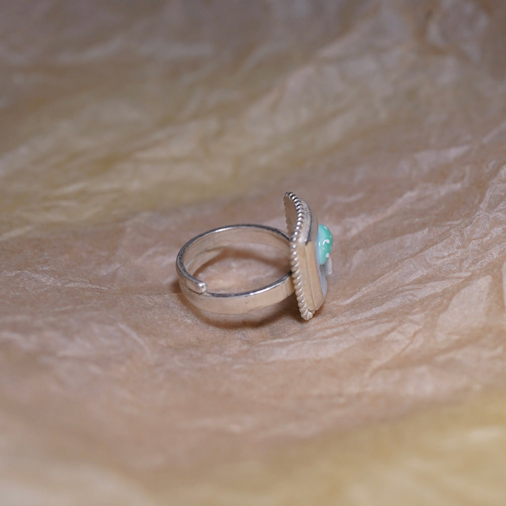 Green Mushroom Ring