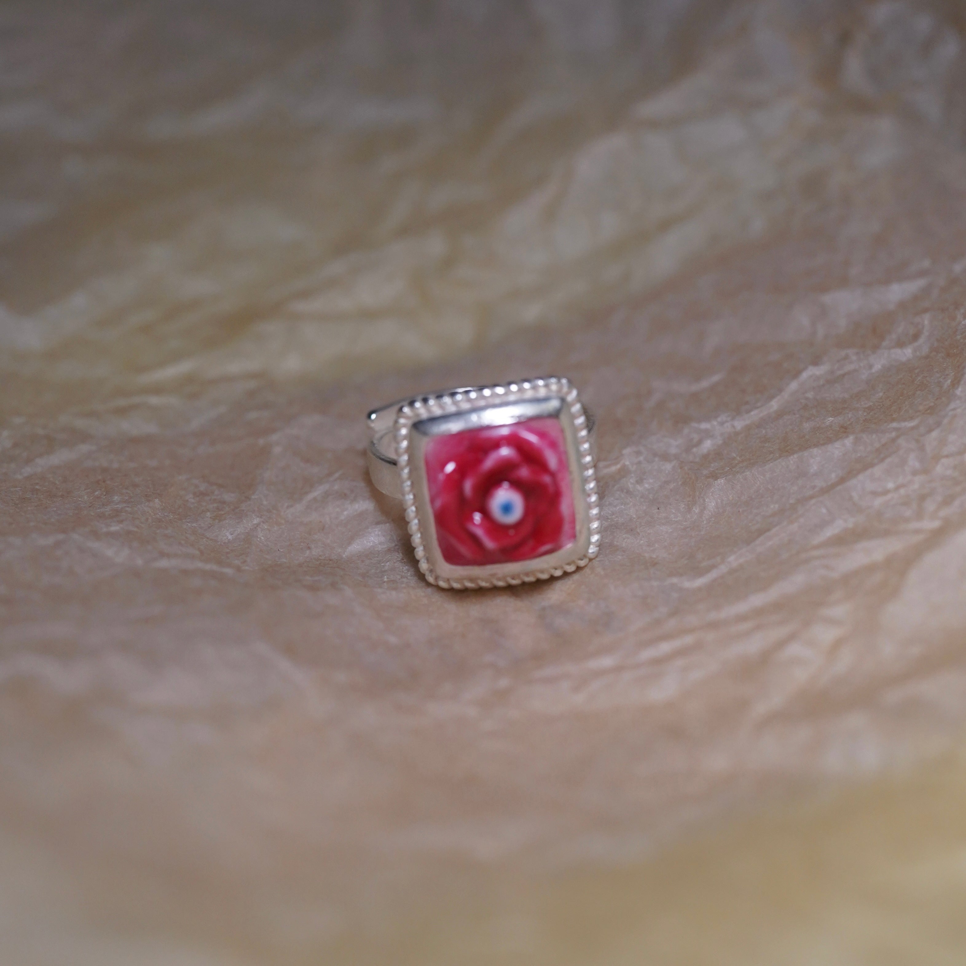 Square Rose Ring