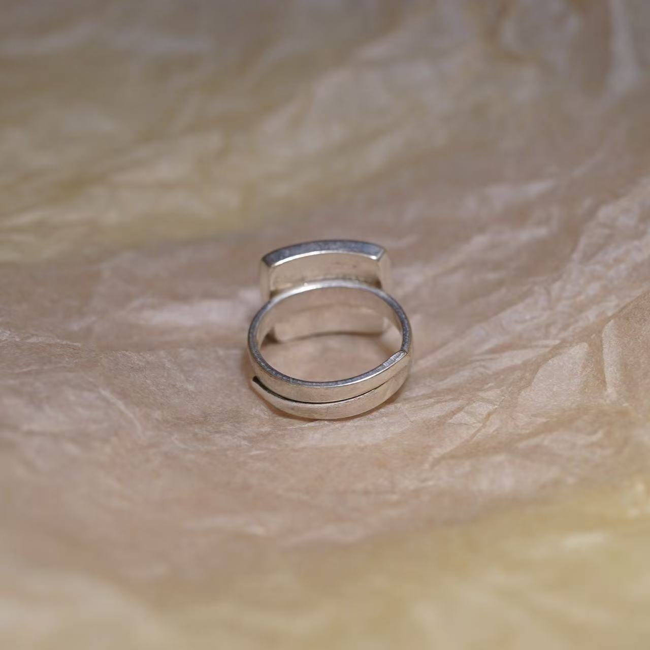 Gray Kitten Mouth Ring