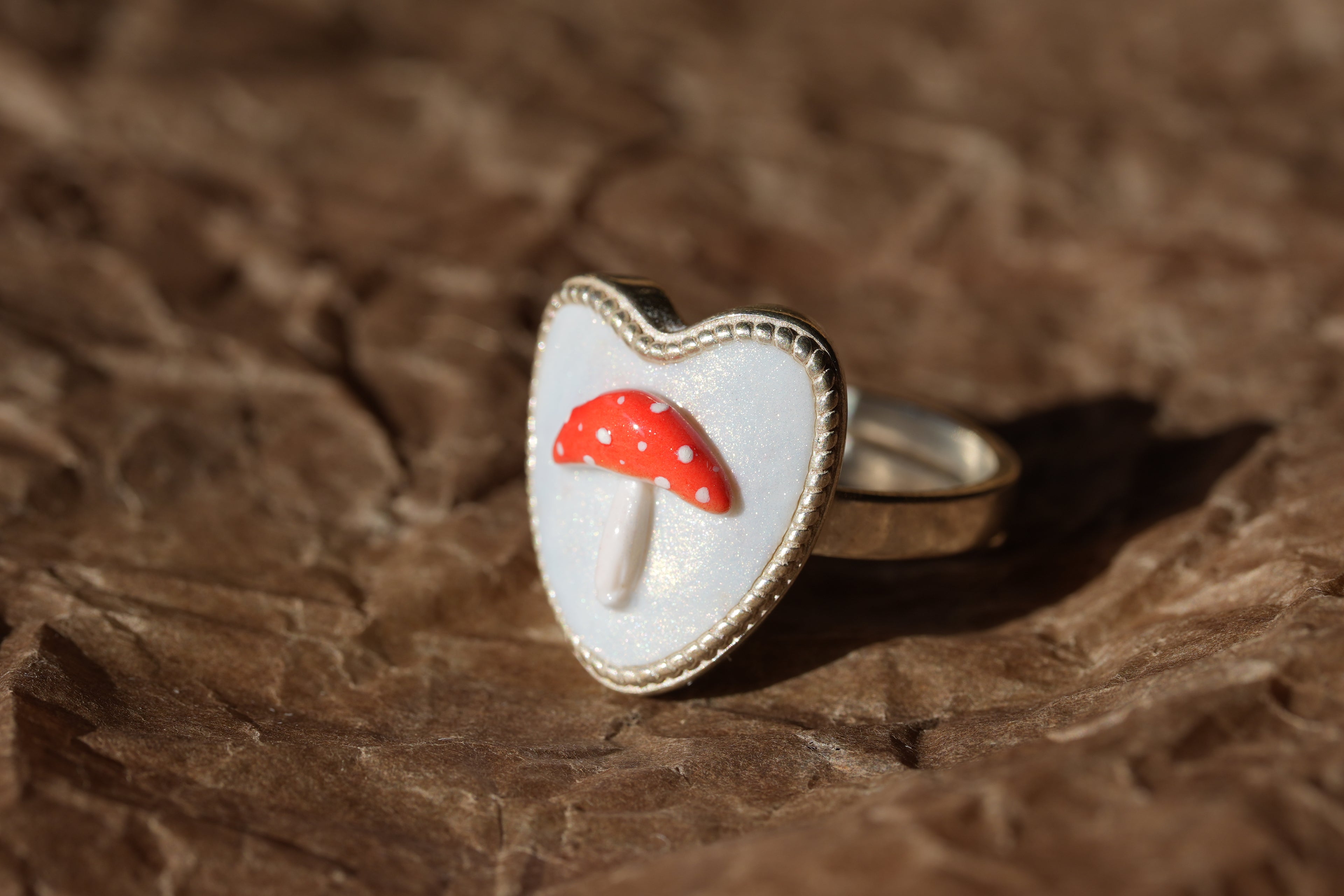 Red Mushroom Ring