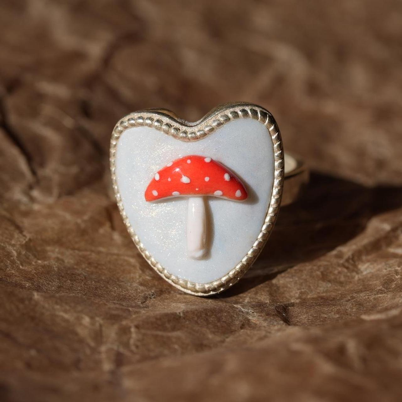 Red Mushroom Ring