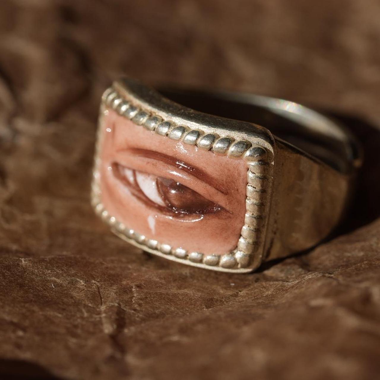 Brown Eye Ring