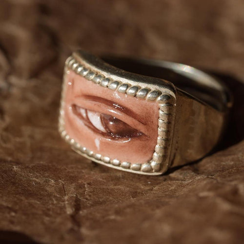 Brown Eye Ring